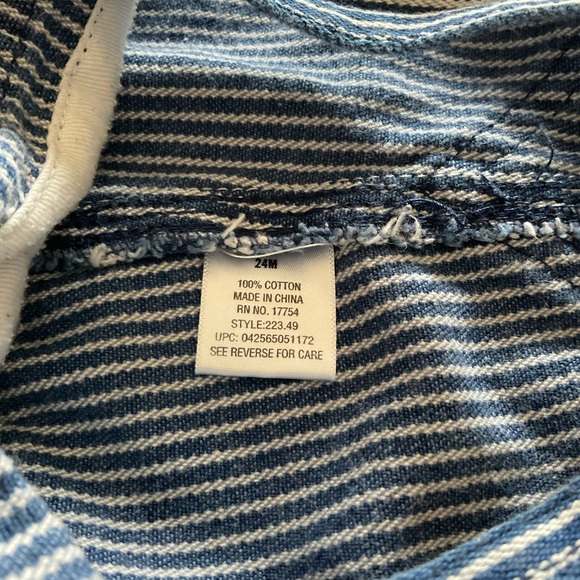 Lakin McKey Kids Bib Overalls, Sz 24 Mos. - Picture 10 of 12